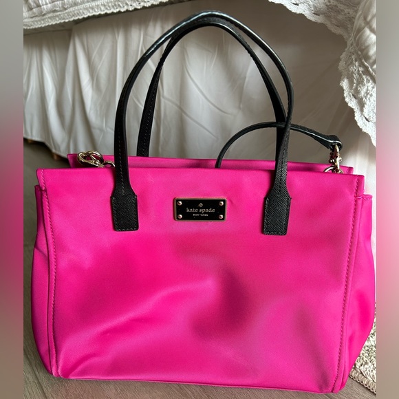 kate spade Bags Kate Spade Nylon Handbag Pink Poshmark